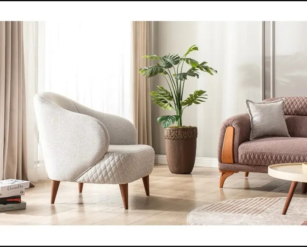 Set canapea cu 2 fotolii Venus, Living