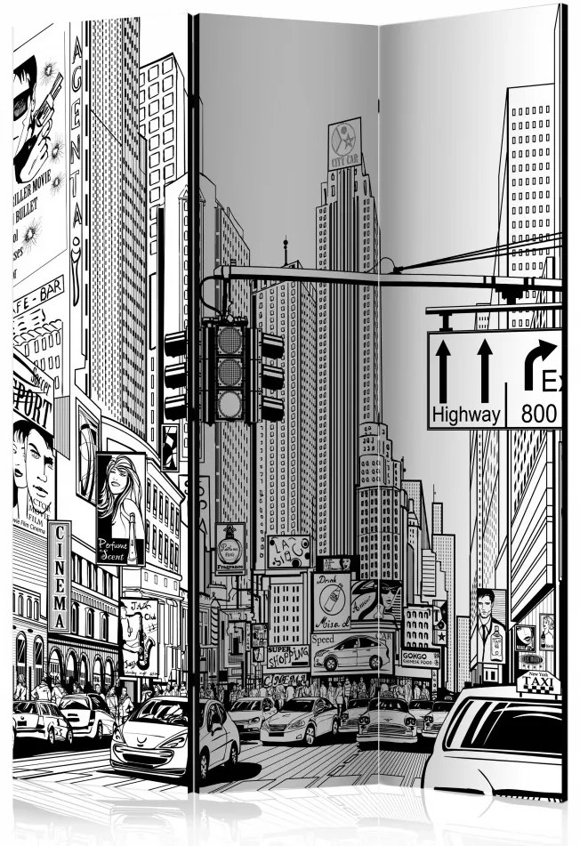 Paravan - Street in New York city [Room Dividers]