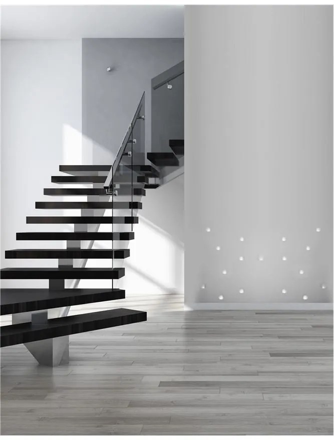 Spot LED incastrabil ideal pentru iluminat scara sau hol CIROCCO, 10x10cm