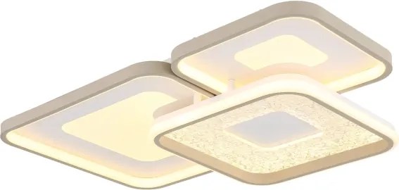 Globo 48097-62 - Plafonieră LED dimabilă MOSAIKO LED/55W/230V 65x45,5 cm+telecomandă