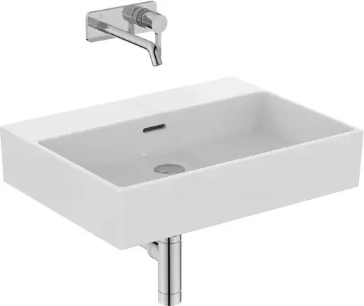 Lavoar suspendat Ideal Standard Atelier Extra alb lucios 60 cm cu orificiu preaplin