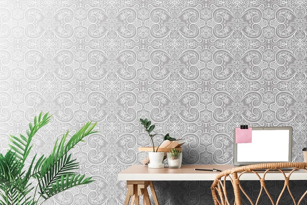 Tapet model de lux vintage mai închis