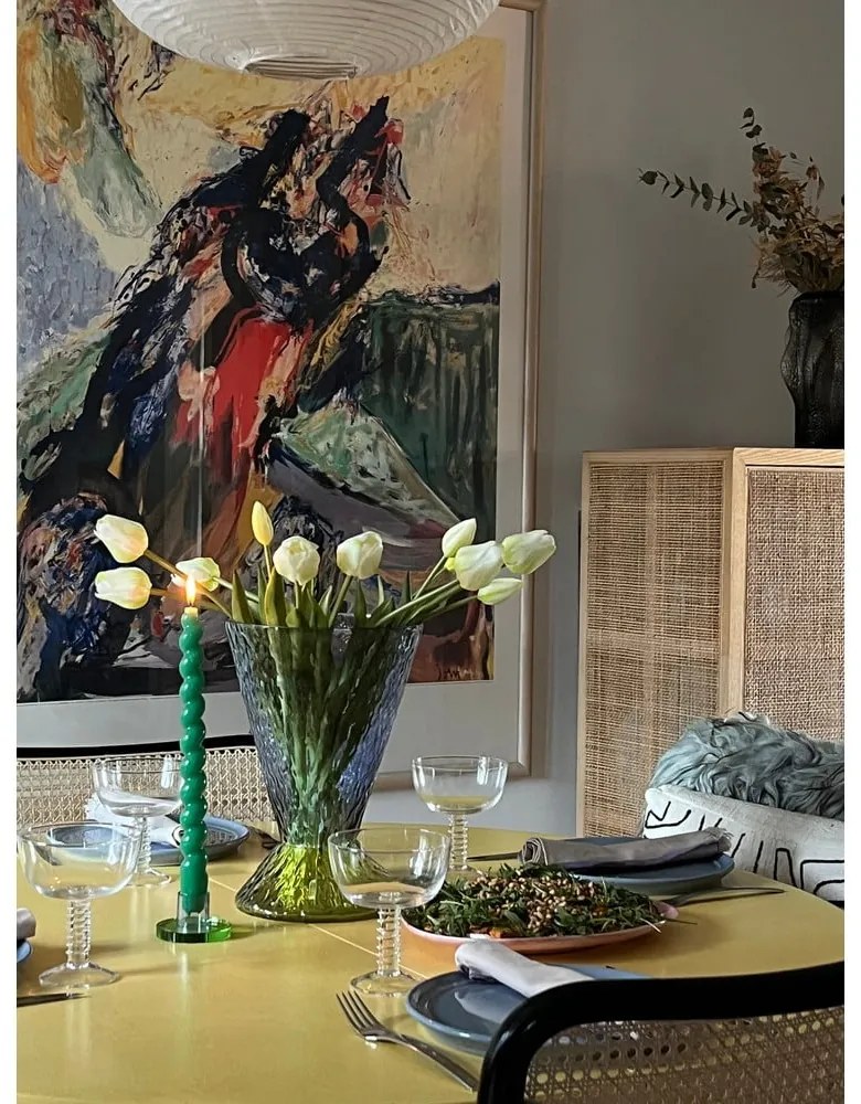 Vază handmade din sticlă Abyss – Hübsch