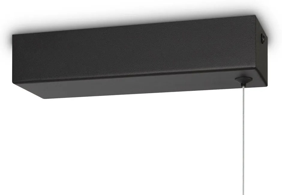 Lustra LED suspendata stil minimalist modern Halo negru