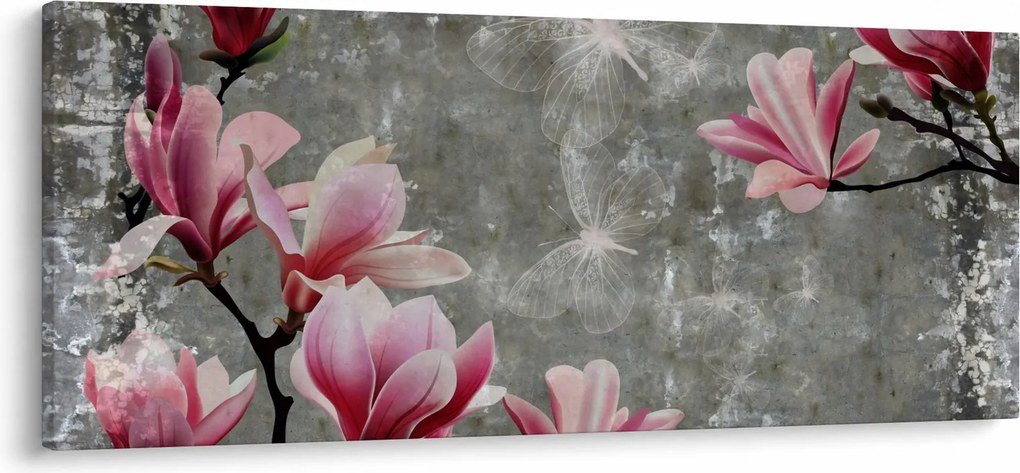 Tablou cu flori (120x50 cm)