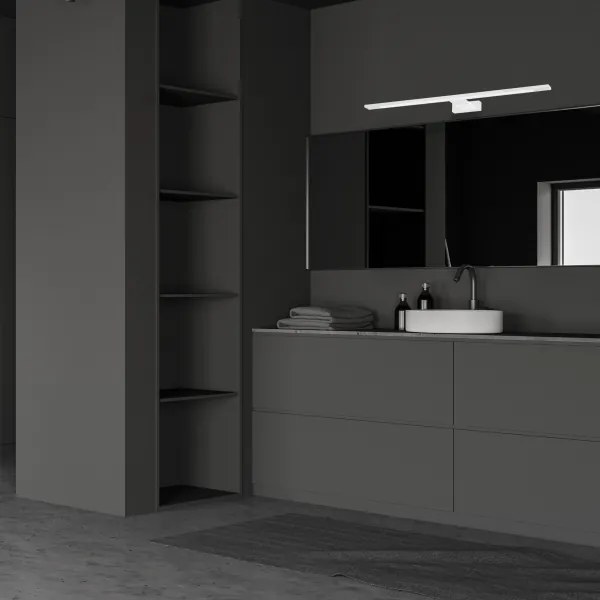 Lumină LED pentru oglindă de baie SHINE LED/12W/230V 60 cm IP44 alb