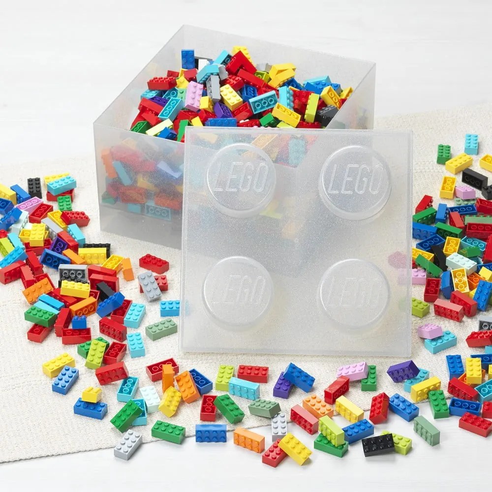Cutie de depozitare pentru copii din plastic 25x25x18 cm – LEGO®