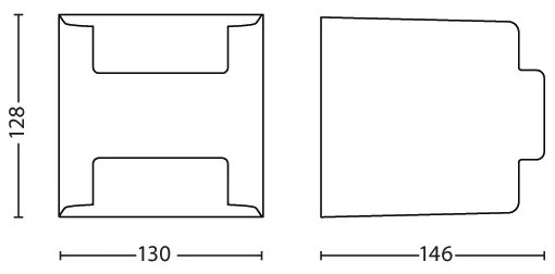 Aplică de exterior Philips 17321/93/16 GRASS 2xLED/4,5W/230V IP44
