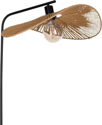 Eglo 31966 - Lampă de podea SIRUELA 1xE27/42W/230V maro/negru