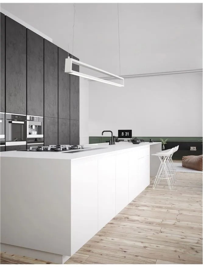 Lustra LED moderna suspendata design liniar LINE NVL-9117338