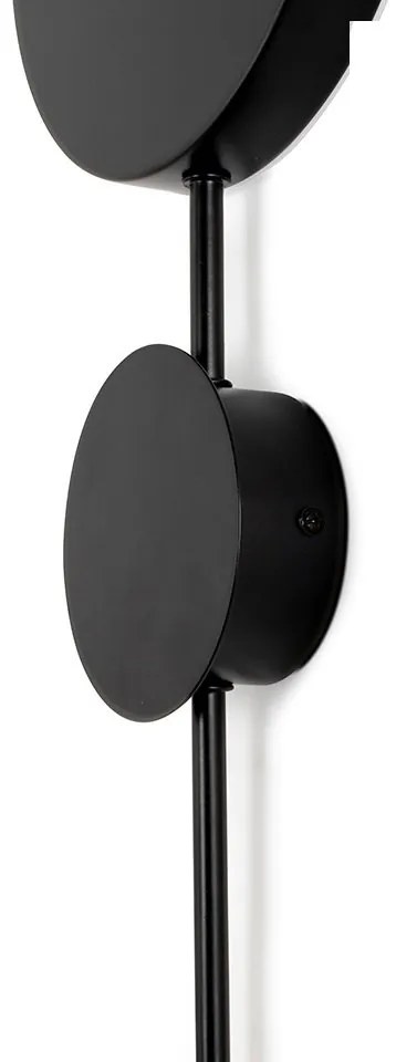 Aplica de perete LED design ambiental SHADOW 2S negru