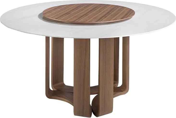 Masa rotunda deosebita design LUX Porcelain Marble 150cm