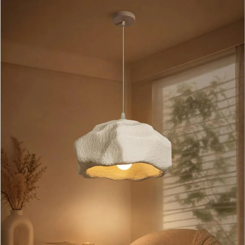 BRILAGI - Lustră pe cablu WABI SABI 1xE27/60W/230V Ø 42 cm albă