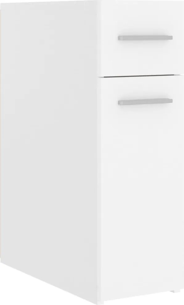 vidaXL Dulap de farmacie, alb, 20x45,5x60 cm, PAL