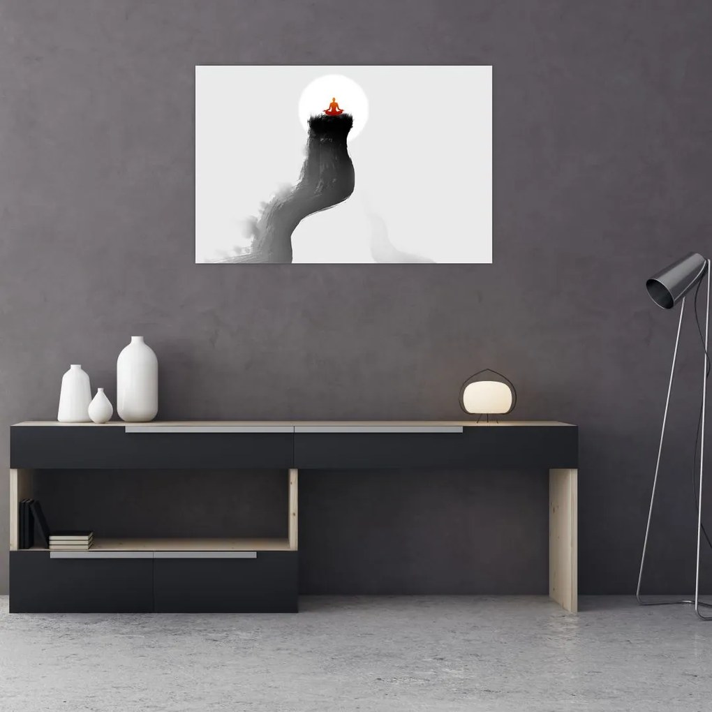 Tablou - Meditație în vârf (90x60 cm)