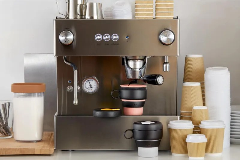 Cana pliabila Lekue On The Go 1010232, 350 ml, -20/+100 °C, Inchidere ermetica si etansa, Gri