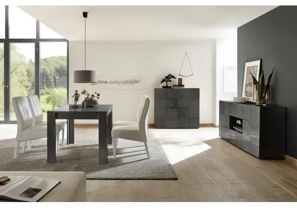 Comodă ARIA antracit