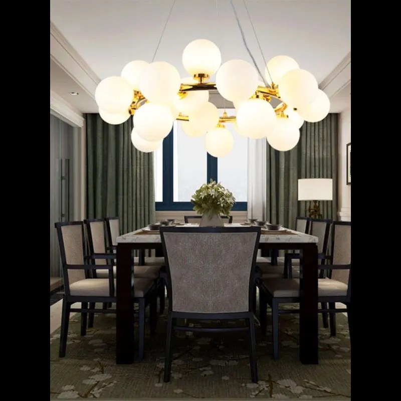 Lustra LED cu 25 Globuri Elit'S Mat, 75W