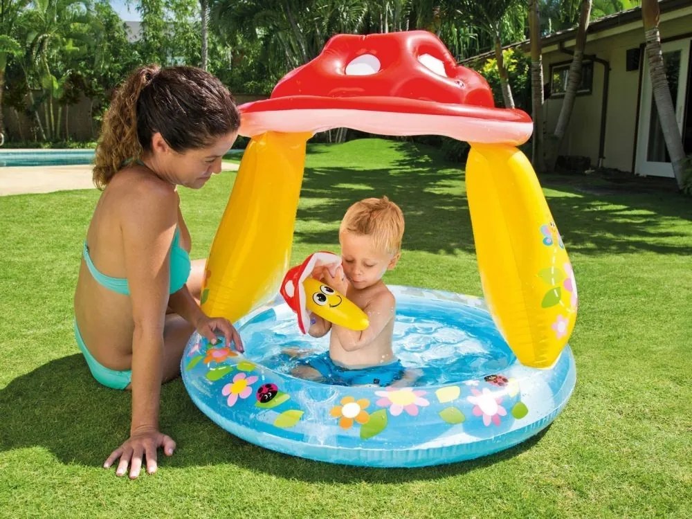 Piscină pentru copii cu motiv de broască râioasă