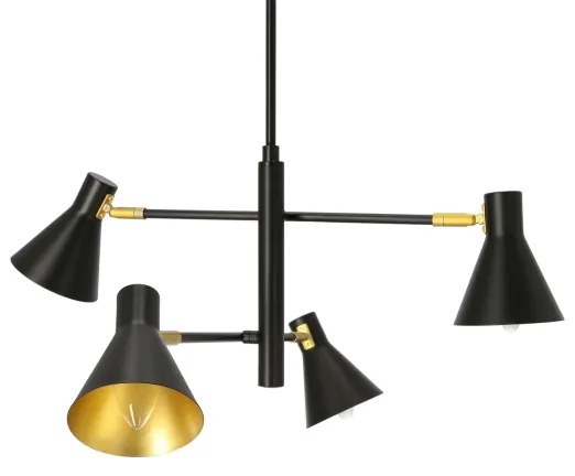 Lustră pe tijă LESS 4xE14/40W/230V