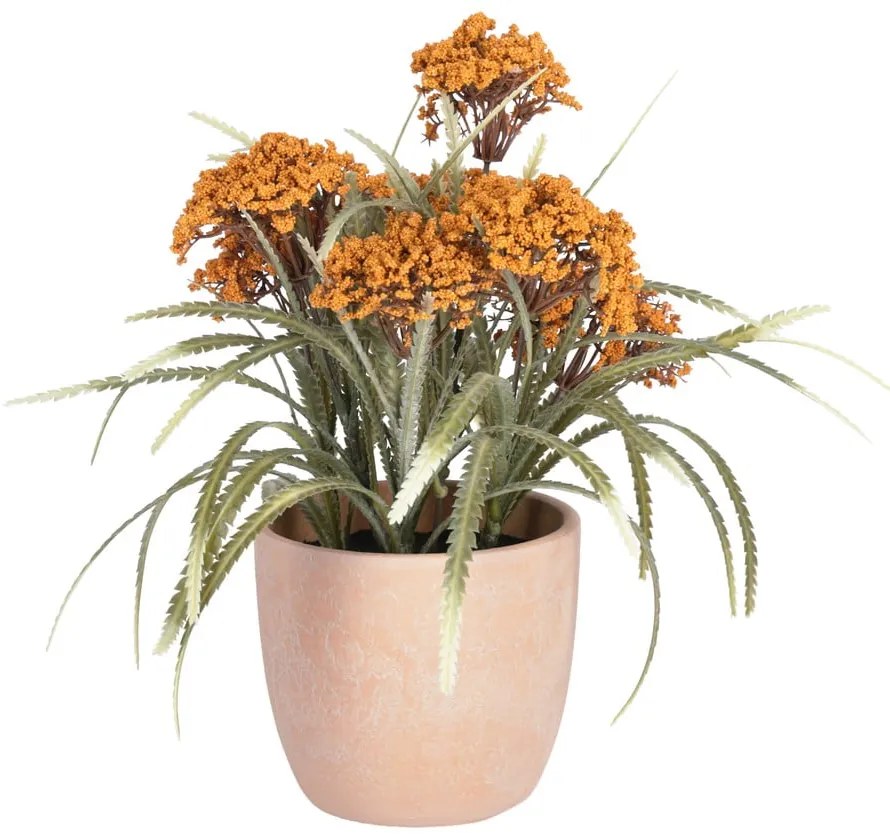 Floare artificială în ghiveci ceramic Kave Home Leonitis