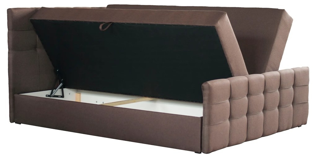 Pat boxspring, 160x200, maro, BEST