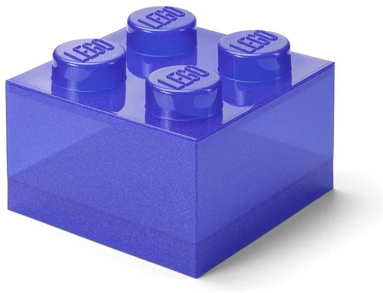 Cutie de depozitare pentru copii mov din plastic 25x25x18 cm – LEGO®