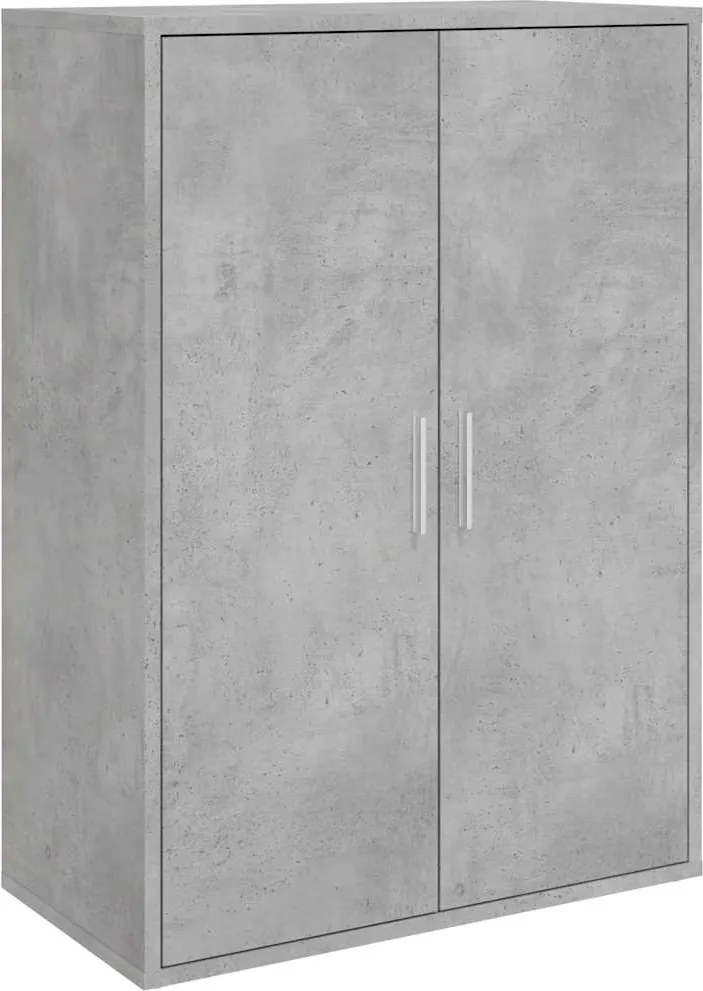 vidaXL Servantă, gri beton, 60x31x84 cm, lemn compozit