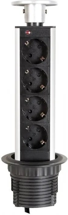 Stâlp cu prize pentru masă 4x230V