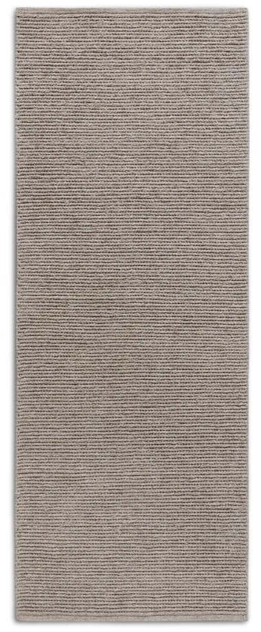Covor tip traversă maro deschis țesut manual din lână 80x200 cm Francois – Villeroy&amp;Boch
