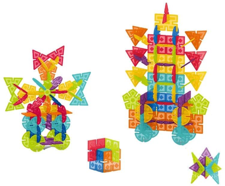 SET DE CONSTRUCTIE STEAM - FULGI DE ZAPADA (224 PIESE) - BUFNITEL (188-632)
