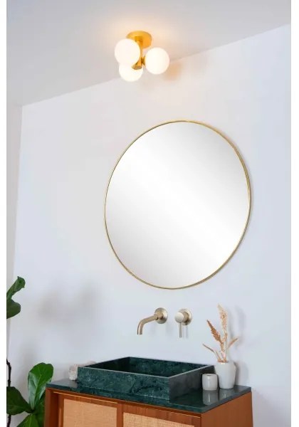 Plafonieră pentru baie Lucide 74116/03/02 TRUDY 3xG9/40W/230V IP44 auriu