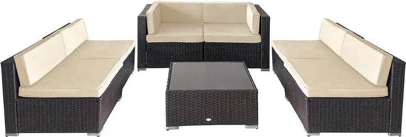 Set mobilier de grădină colțar Avenberg CASA