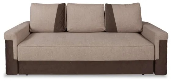 Canapea Extensibila Torino Lift Cu Lada Maro, 233 X 72 X 92 Cm