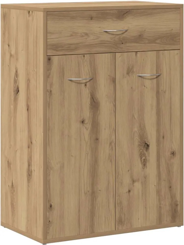 vidaXL Pantofar, stejar artizanal, 60x35x84 cm lemn prelucrat