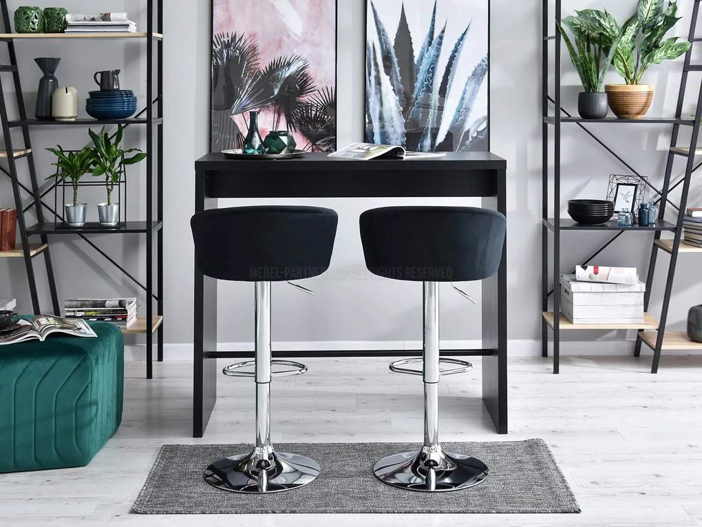 Scaun Hanzel (negru + crom). 1110538