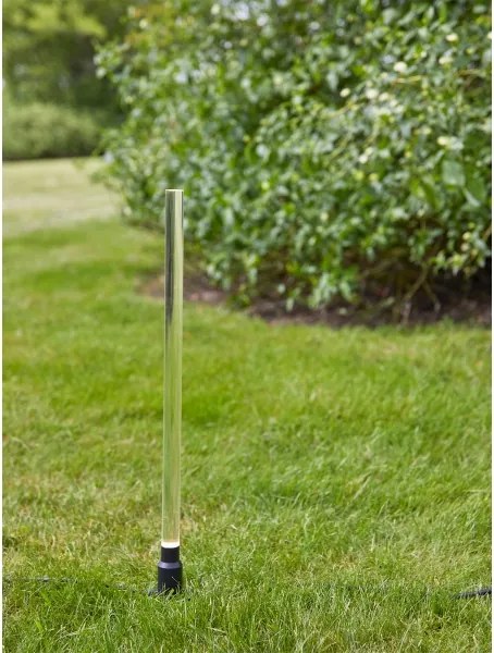 Markslöjd 107719 - Lampă LED de exterior GARDEN24 LED/3W/24V 66 cm IP44 negru/transparent