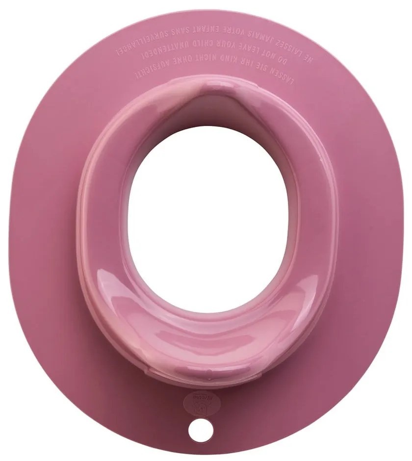 Reductor capac WC pentru copii roz închis Bella Bambina – Rotho