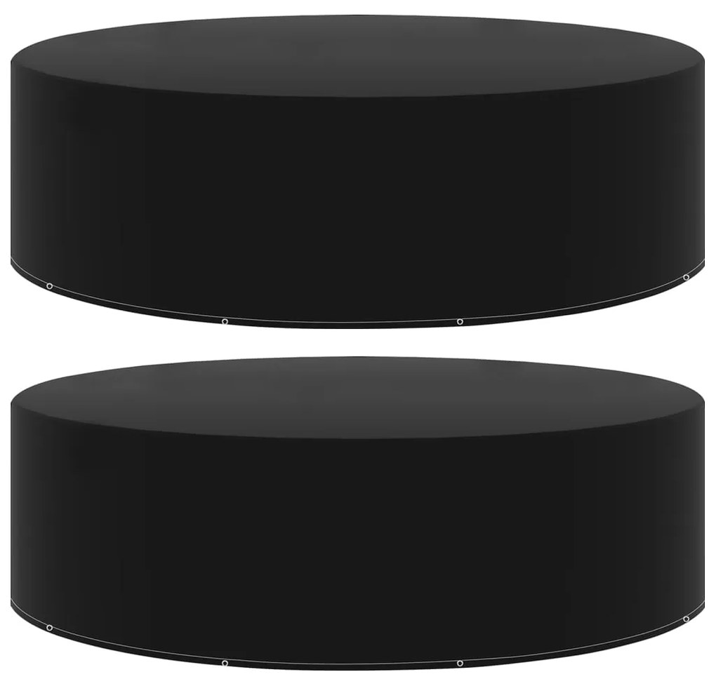 vidaXL Huse mobilier de grădină, 2 buc., 10 ocheți, 325x90 cm