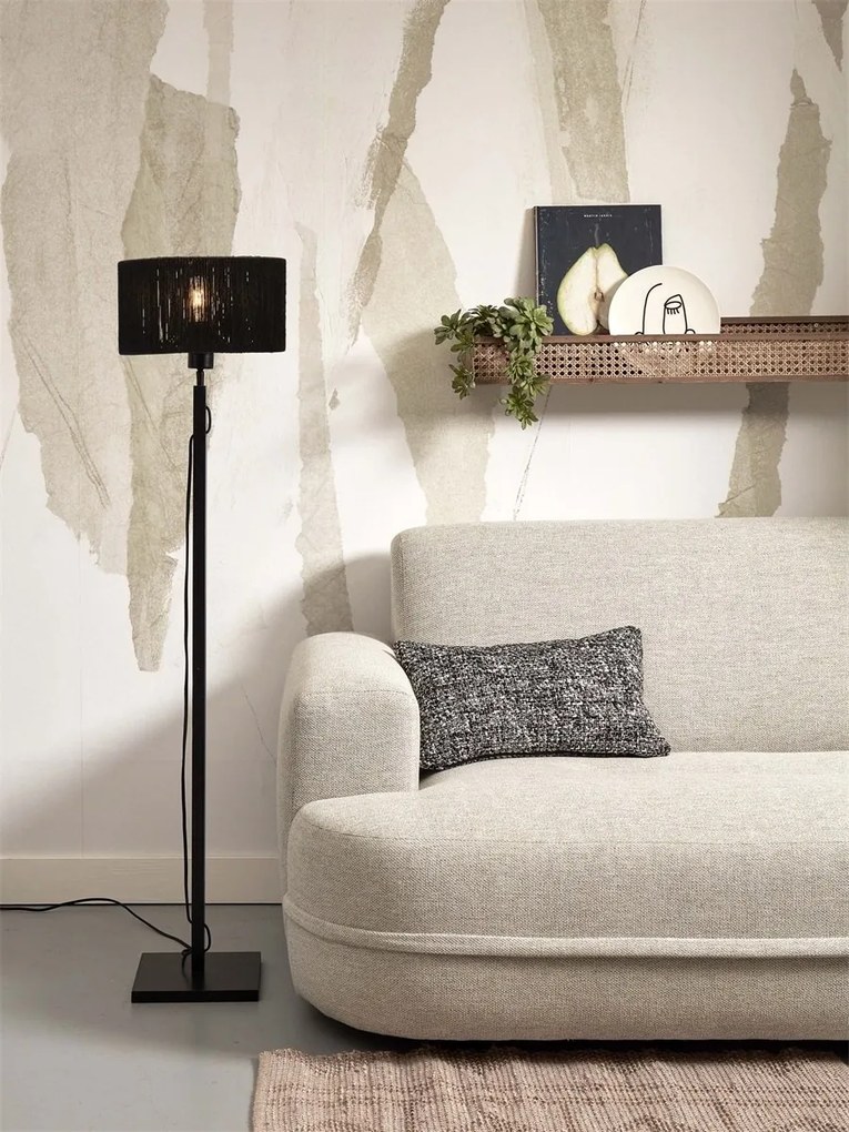 Lampadar eco din bambus si iuta Iguazu straight bl/30x16, bl