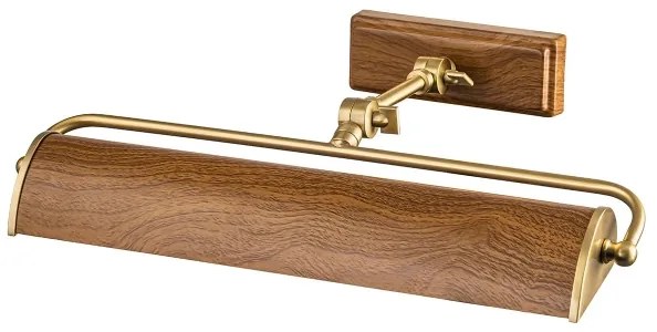 Aplică pentru tablouri Elstead WINCHFIELD-PLM-AB-OAK WINCHFIELD 2xE14/40W/230V stejar