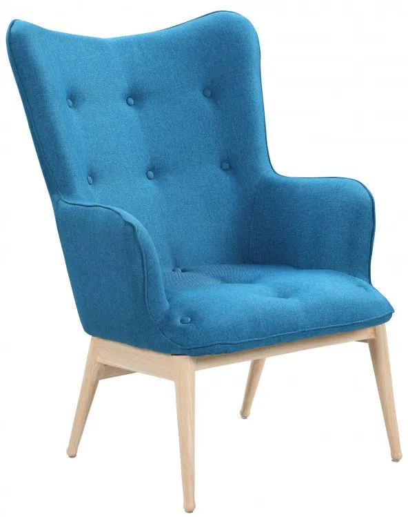 Fotoliu tapițat Sit&amp;Chairs albastru