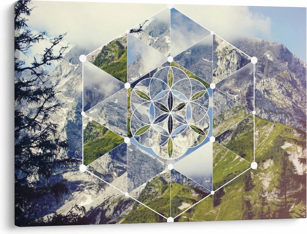 Tablou - Model geometric (70x50 cm)