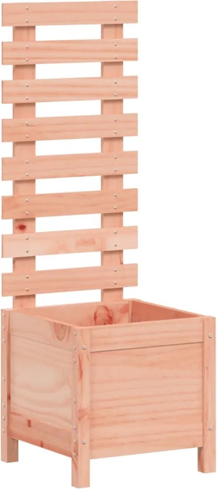 vidaXL Jardinieră grădină cu raft, 39x39,5x114 cm, lemn masiv douglas