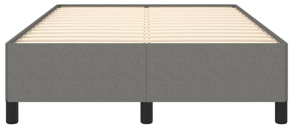 Cadru de pat, gri inchis, 120x200 cm, material textil Morke gra, 35 cm, 120 x 200 cm