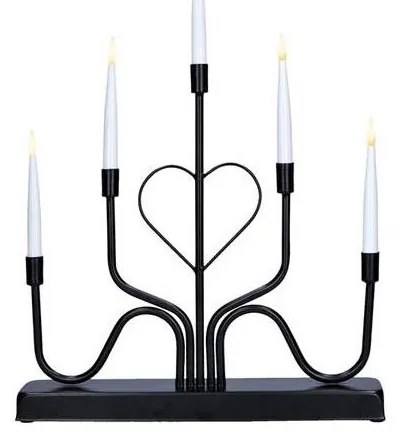 Solight 1V280 - Sfesnic LED de Crăciun, 5xLED/2xAA, alb cald