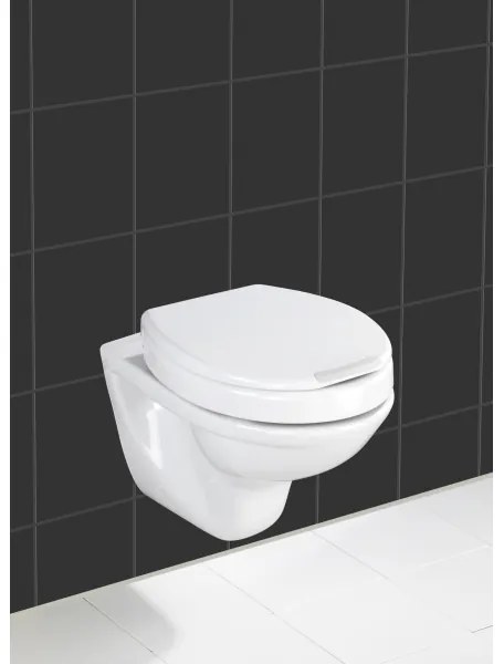 WENKO 21905100-Capac WC SECURA 37x44 cm alb/gri