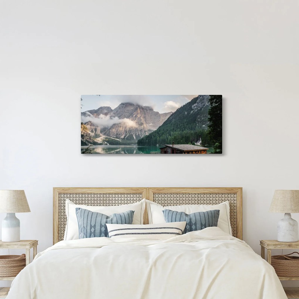 Tablou - Lake Prags (120x50 cm)