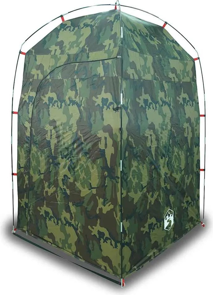 vidaXL Cort de duș, camuflaj, impermeabil