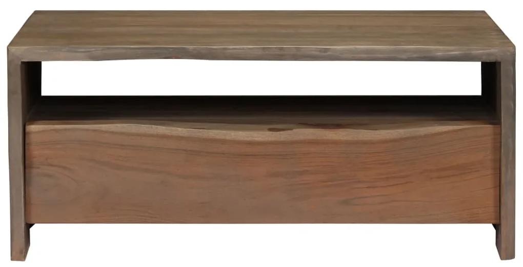 Masuta de cafea, gri, 90x50x40 cm, lemn masiv de acacia 1, Gri